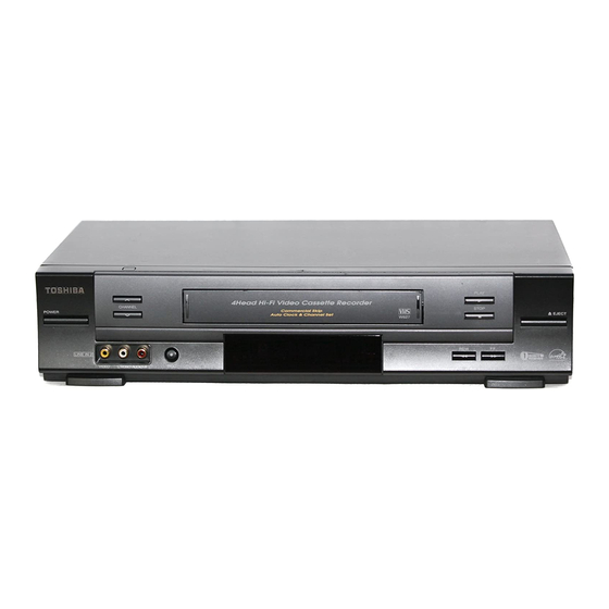 Toshiba W-627 HiFi Stereo VCR 