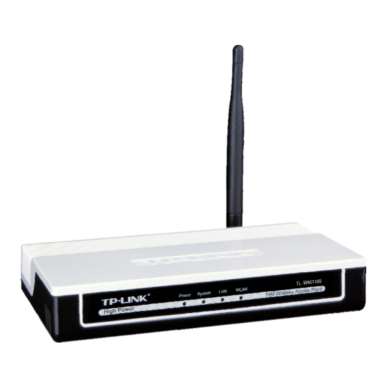 TP-Link TL-WA5110G User Manual