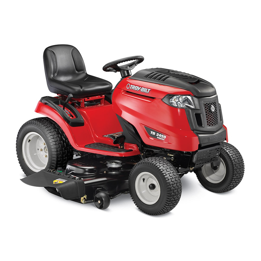 Troy bilt clearance riding mower manual