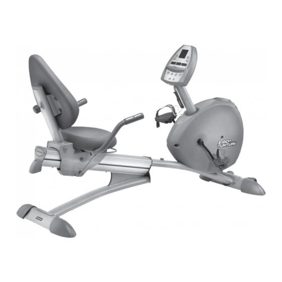 Tunturi ergometer w2 discount manual