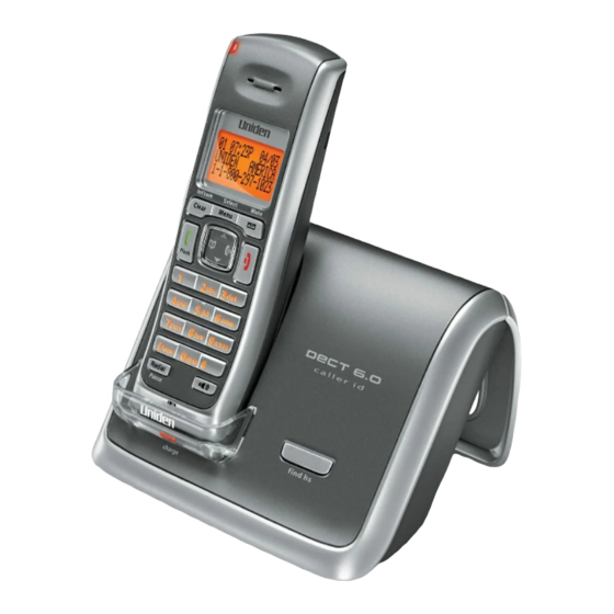UNIDEN DECT 6015 OWNER'S MANUAL Pdf Download ManualsLib