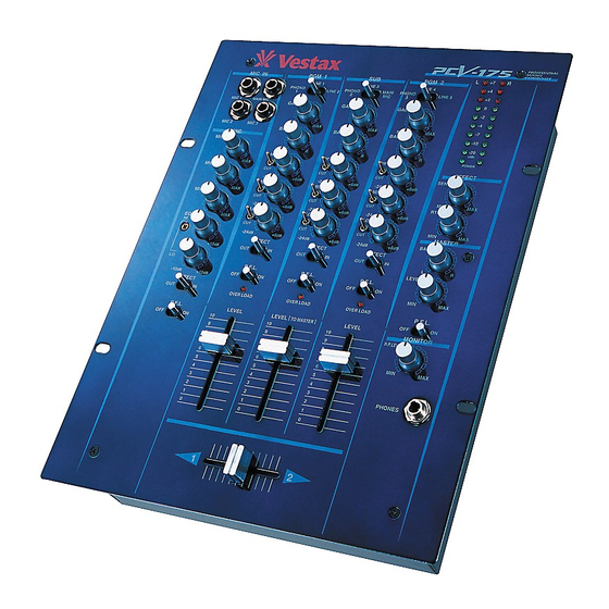 Vestax Pcv 175 Owners Manual Pdf Download Manualslib