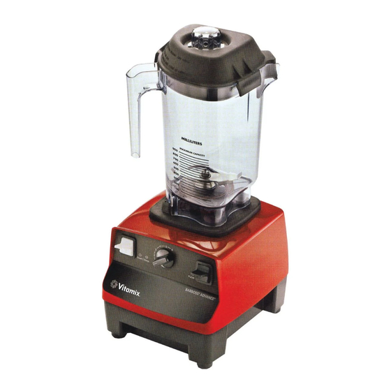 VITAMIX HIGHPERFORMANCE COMMERCIAL BLENDERS OWNER'S MANUAL Pdf