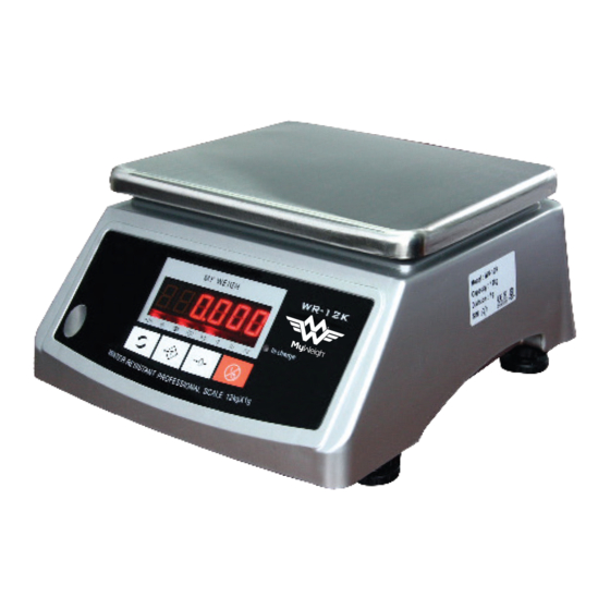MyWeigh WR12K User Manual