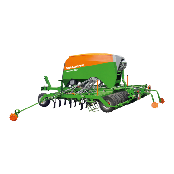 Amazone Cayena 6001 Operating Manual