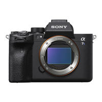 Sony a7S III Instruction Manual