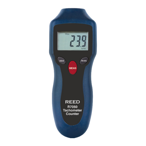 REED INSTRUMENTS R7050 INSTRUCTION MANUAL Pdf Download ManualsLib