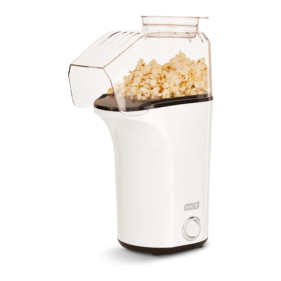 DASH DSSP300 Smartstore Stirring Popcorn Maker Instruction Manual