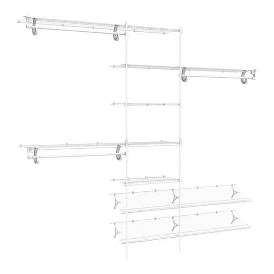 CLOSETMAID 58 FIXED MOUNT CLOSET ORGANIZER INSTALLATION INSTRUCTIONS MANUAL Pdf Download
