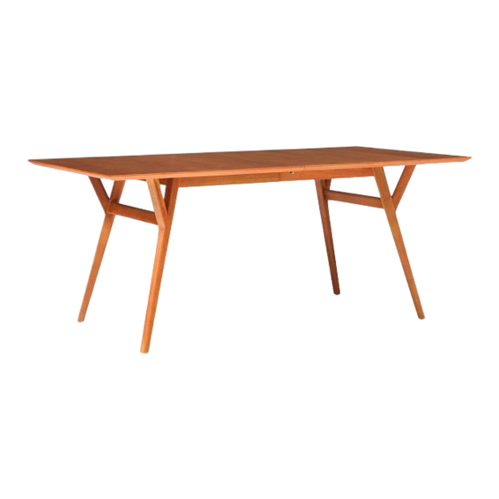 WEST ELM MID CENTURY EXPANDABLE DINING TABLE 419481 ASSEMBLY