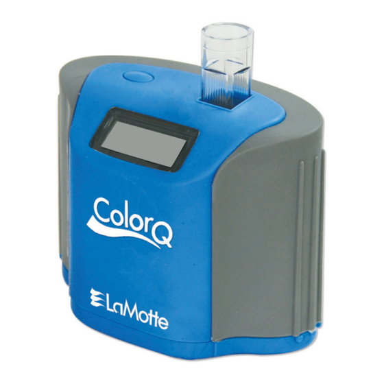 LAMOTTE COLORQ TESTABS PRO9 INSTRUCTIONS FOR USE MANUAL Pdf Download