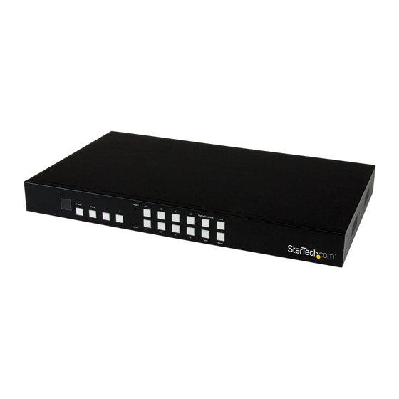 StarTech.com VS424HDPIP Quick Start Manual