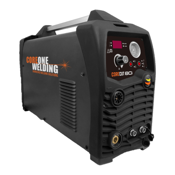 COREONE WELDING CORECUT 80i Operator's Manual