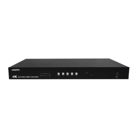 User Manuals: Pro 2 VWC33 Video Wall Controller