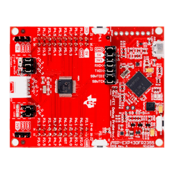 Texas Instruments LaunchPad MSP430FR2355 User Manual