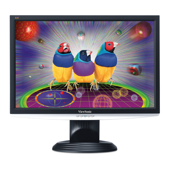 ViewSonic VX1940W Specification Sheet