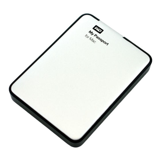 Western Digital My Passport User Manual