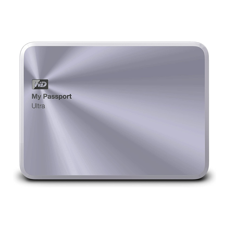 Western Digital My Passport User Manual
