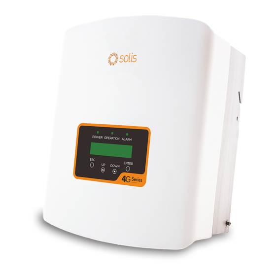 SOLIS Mini-700-4G Installation And Operation Manual