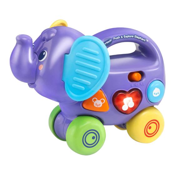 VTECH PUSH & EXPLORE ELEPHANT 5136 PARENTS' MANUAL Pdf Download ...