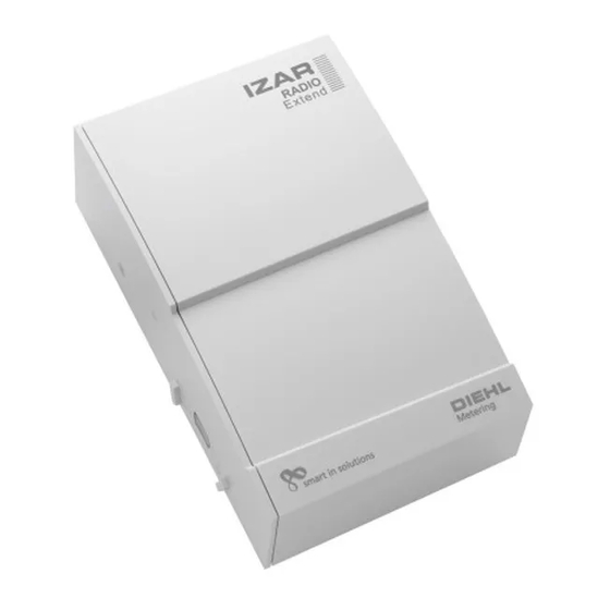 DIEHL METERING IZAR RADIO EXTEND INSTALLATION MANUAL Pdf Download ...