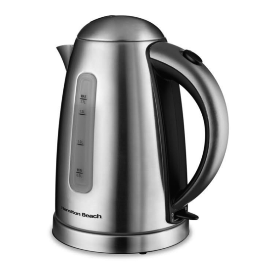 Hamilton Beach Compact 1 Liter Glass Kettle - 40930