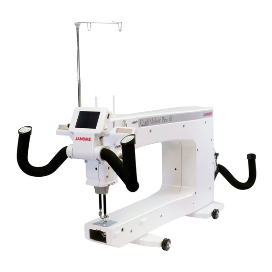JANOME PROSTITCHER PREMIUM QUILT MAKER PRO 16 INSTALLATION