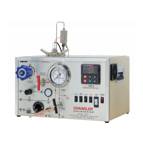 AMETEK CHANDLER ENGINEERING 5265 INSTRUCTION MANUAL Pdf Download