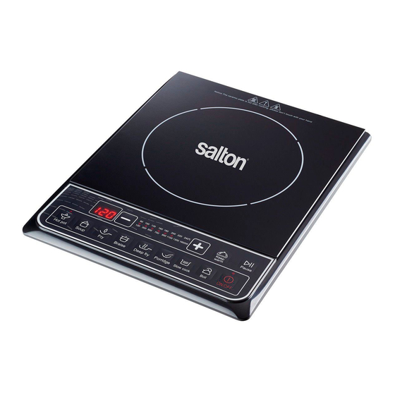 SALTON SIC001 INSTRUCTIONS AND WARRANTY Pdf Download ManualsLib