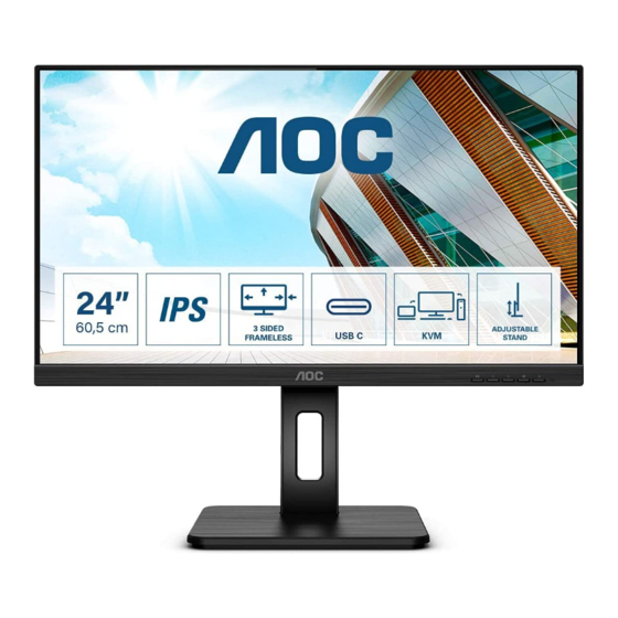AOC 24P2C USER MANUAL Pdf Download 