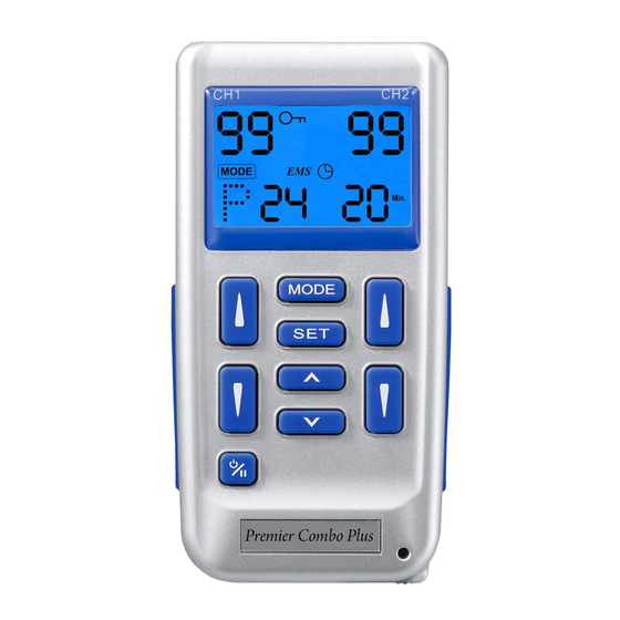 Med-Fit 906A Premier 4 Channel Rechargeable - TENS EMS Combo Muscle  Stimulator for Pain Relief and Muscle Strengthening