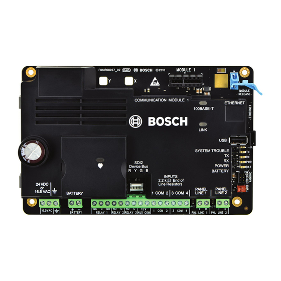 Bosch Conettix B465 Installation And Operation Manual