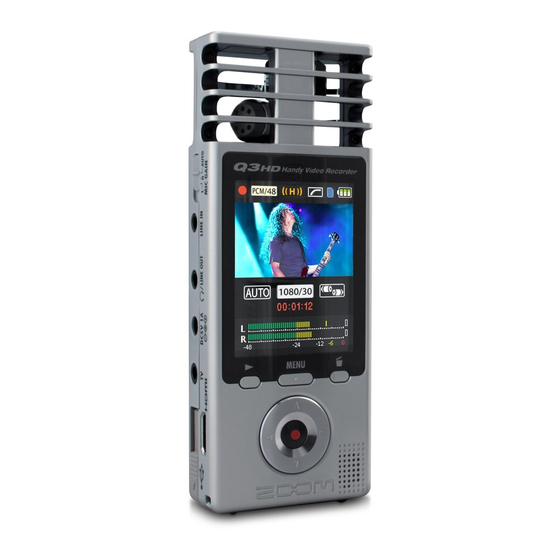 ZOOM Q3HD MANUAL Pdf Download ManualsLib