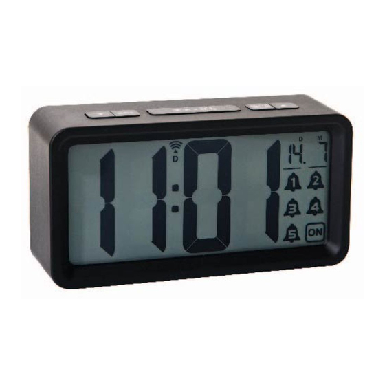 Techno Line WT 496 Alarm Clock Manuals