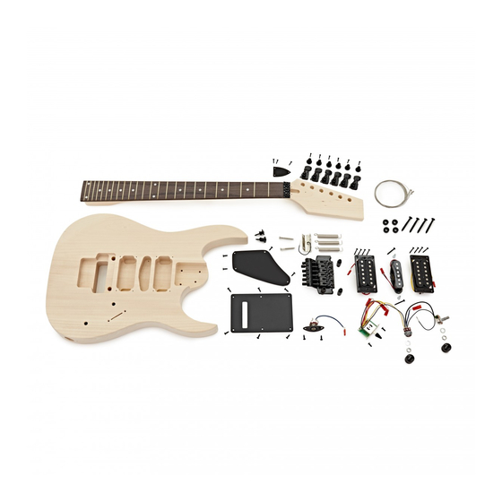 Gear4music Guitarworks DIY Electric Guitar Kit Manuals
