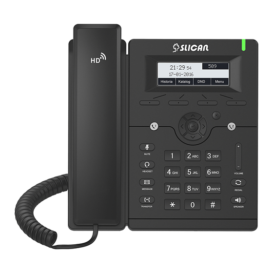 Slican VPS-902P Quick Reference