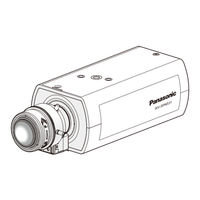 Panasonic WV-SPN531 Operating Instructions Manual