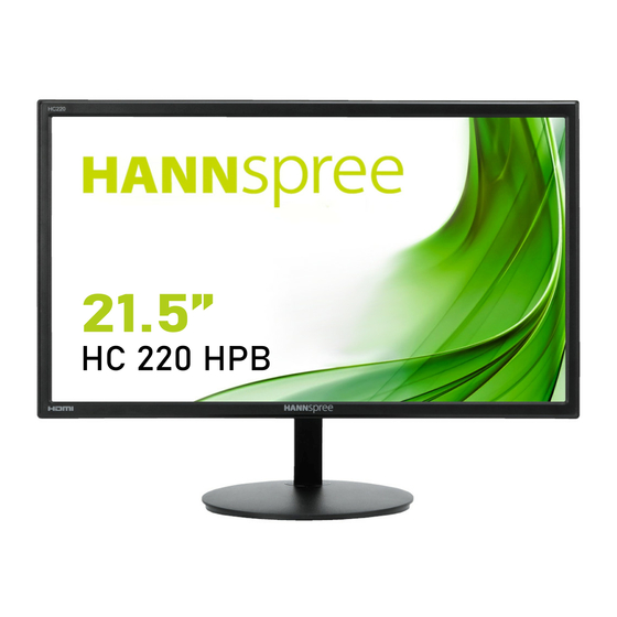 HANNspree HC220HPB User Manual