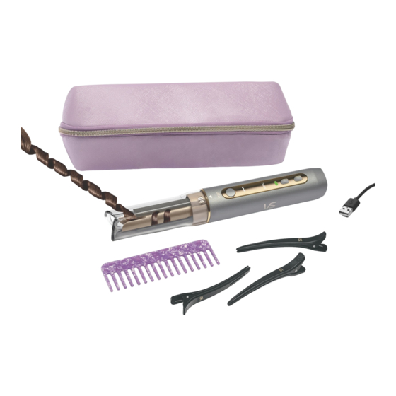 User Manuals: VS Sassoon Curl Secret VSC1040A Curler