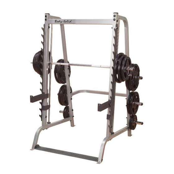 Body Solid GS348 Assembly Instructions Manual