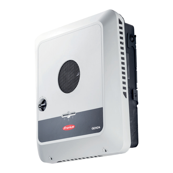 Fronius Primo GEN24 10.0 Quick Start Manual