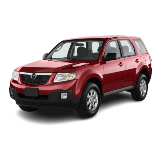 Mazda 2010 Tribute Manual