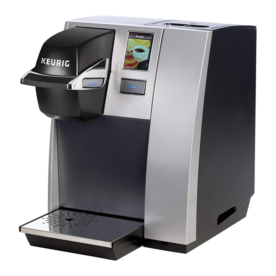 Keurig Hot K-Cup Commercial Series Owner's Manual