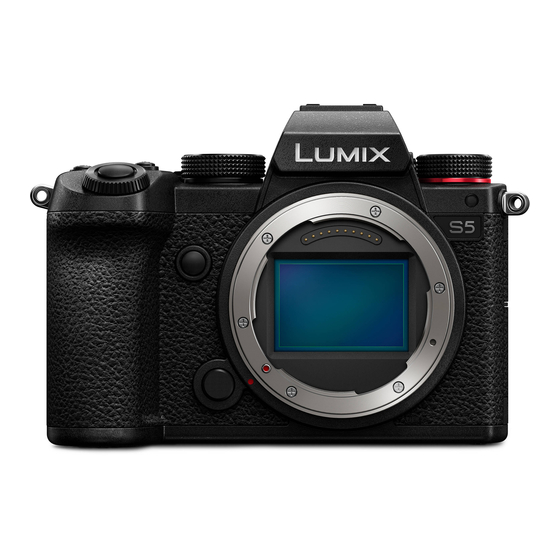 PANASONIC LUMIX S5 MANUAL Pdf Download ManualsLib