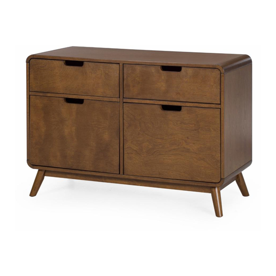 HAYNEEDLE BELHAM LIVING CARTER 4DRAWER FILE ASSEMBLY
