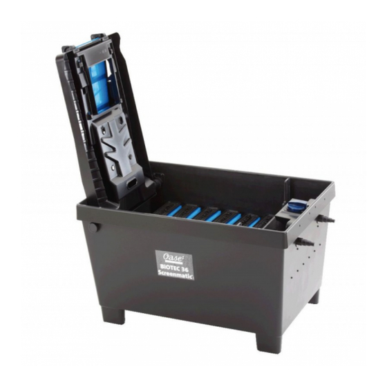 OASE BIOTEC 18 OPERATING INSTRUCTIONS MANUAL Pdf Download ManualsLib