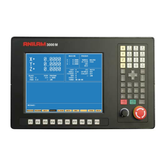 ANILAM 3000M CNC MANUAL Pdf Download ManualsLib