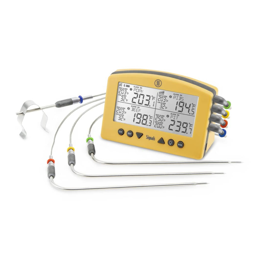 THERMOWORKS SIGNALS OPERATING INSTRUCTIONS Pdf Download | ManualsLib