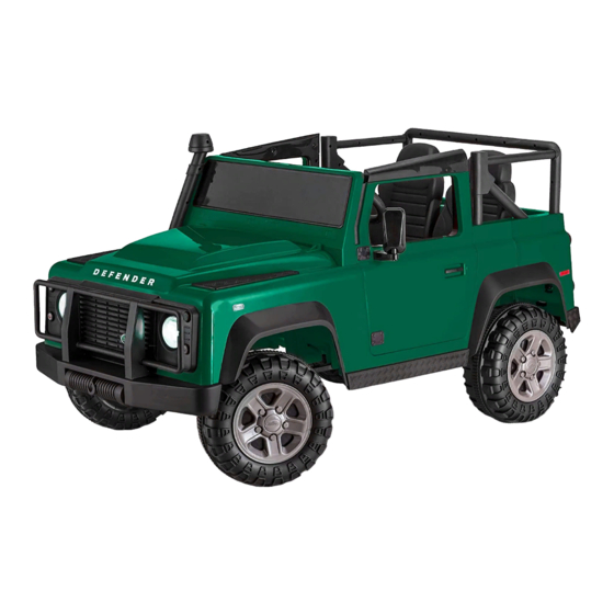 Land rover defender 6v shop electric ride on car manual