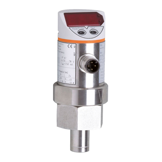 IFM ELECTRONIC EFECTOR 300 SA3010 OPERATING INSTRUCTIONS MANUAL Pdf